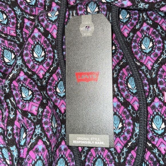 NWT LEVIS Red Tab Hoodie Unisex Double layer Premium Pull Over Hoodie Mens S - Picture 5 of 7